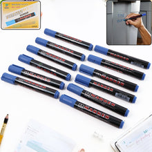 Premium Permanent Blue Marker Pen Set