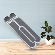 Tablet stand with built-in foldable legs